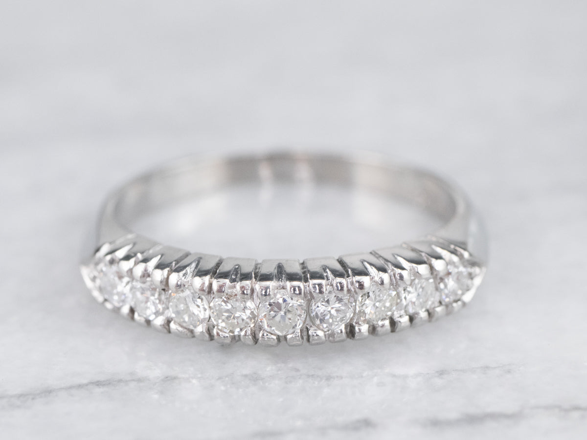 Sparkling Platinum and Diamond Band