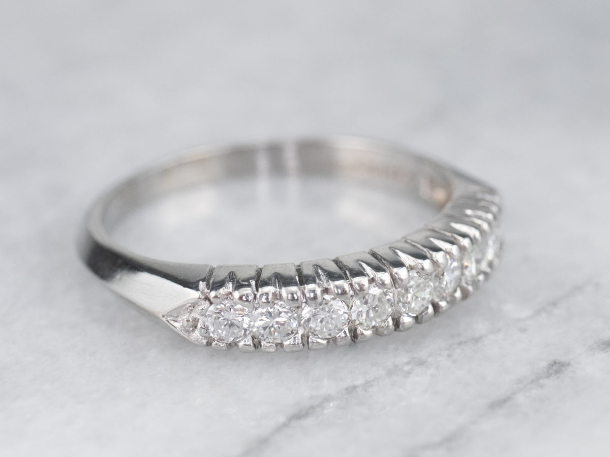 Sparkling Platinum and Diamond Band