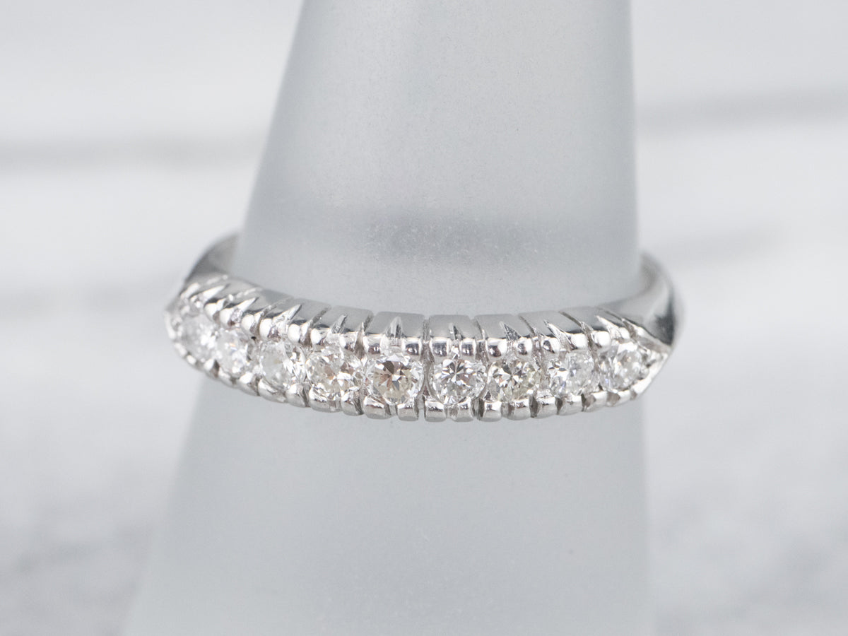 Sparkling Platinum and Diamond Band