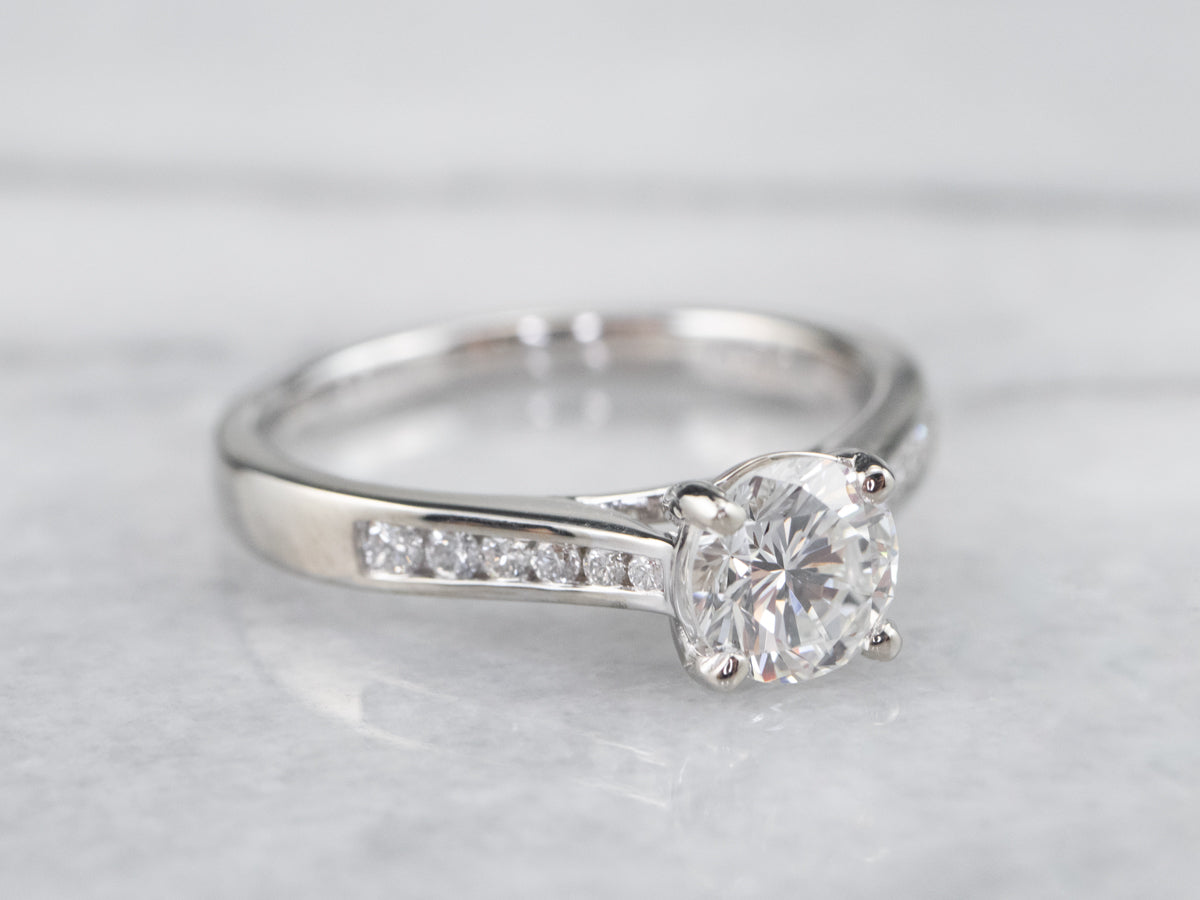 Round Brilliant Cut Diamond Engagement Ring