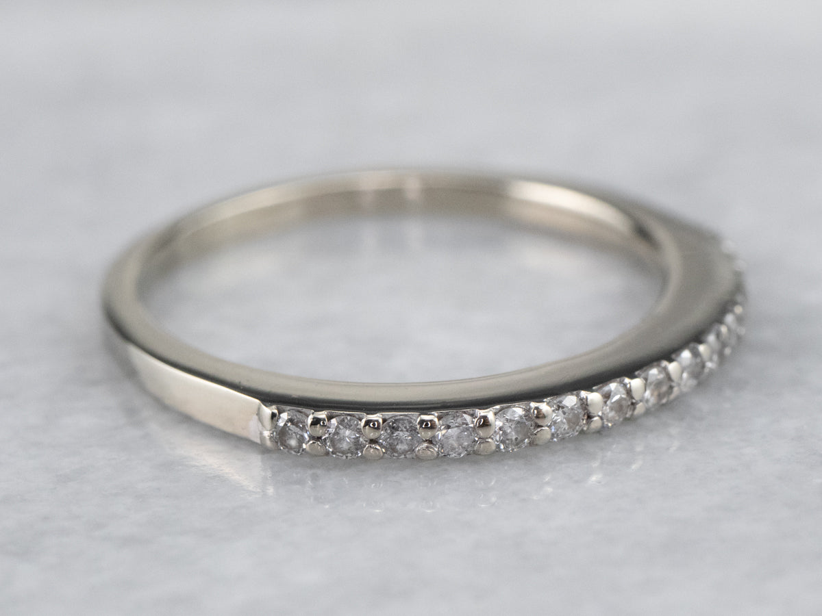 White Gold Diamond Wedding Band