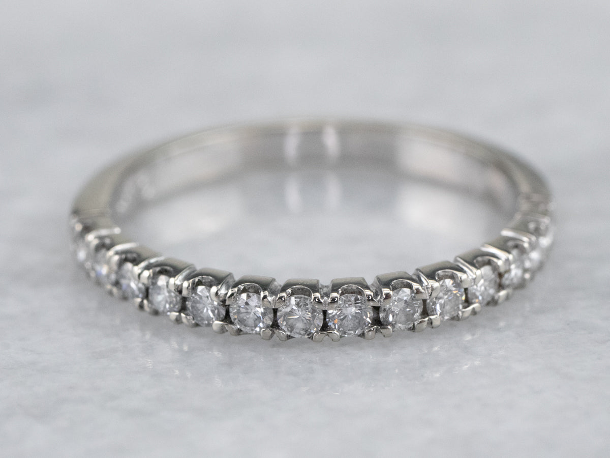 Diamond White Gold Wedding Band