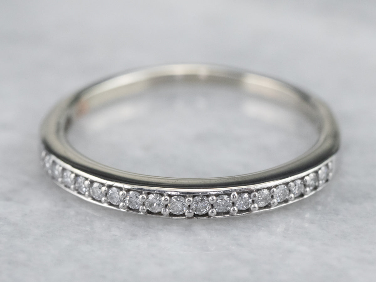 White Gold Diamond Wedding Band