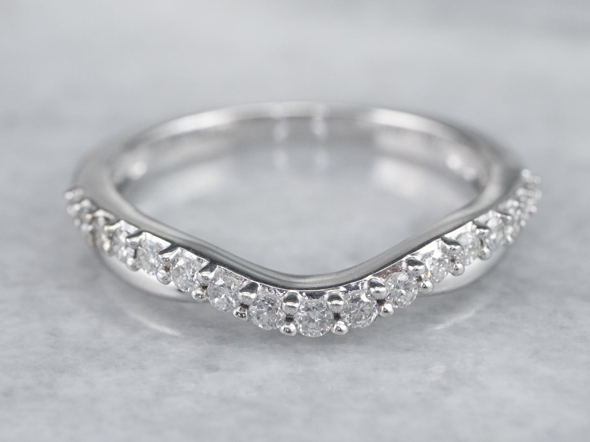 Curved Diamond Guard Band