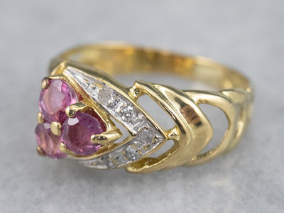Early 20th Century 18ct Gold Ring set with a Large Diamond with Engraved  Detail (412U) | The Antique Jewellery Company