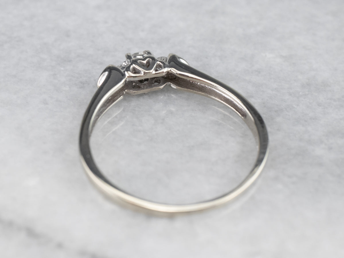 Three Stone Diamond Engagement Ring