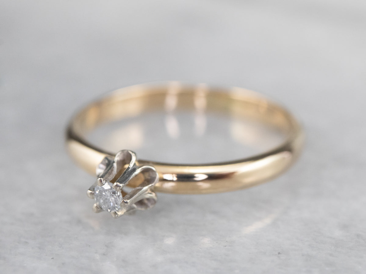 Buttercup Diamond Solitaire Engagement Ring