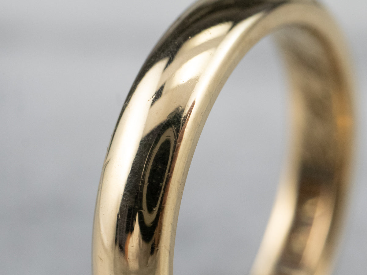 Antique 18K Yellow Gold Band