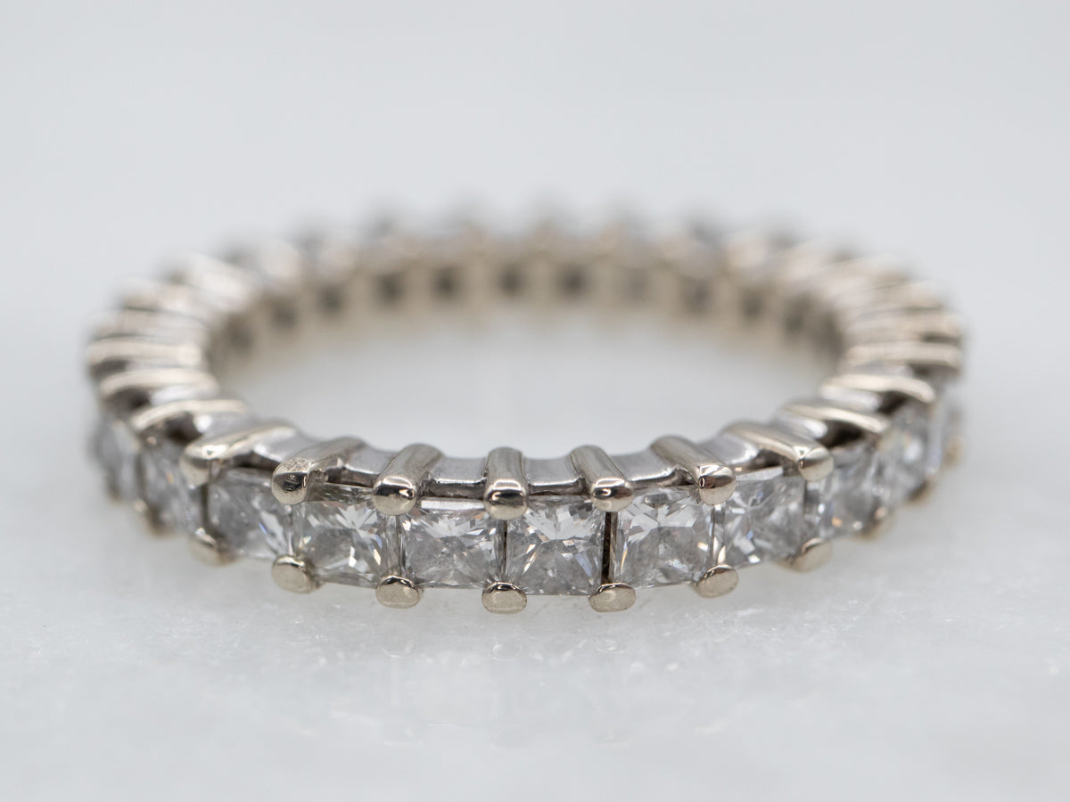 Princess Cut Diamond Eternity Band