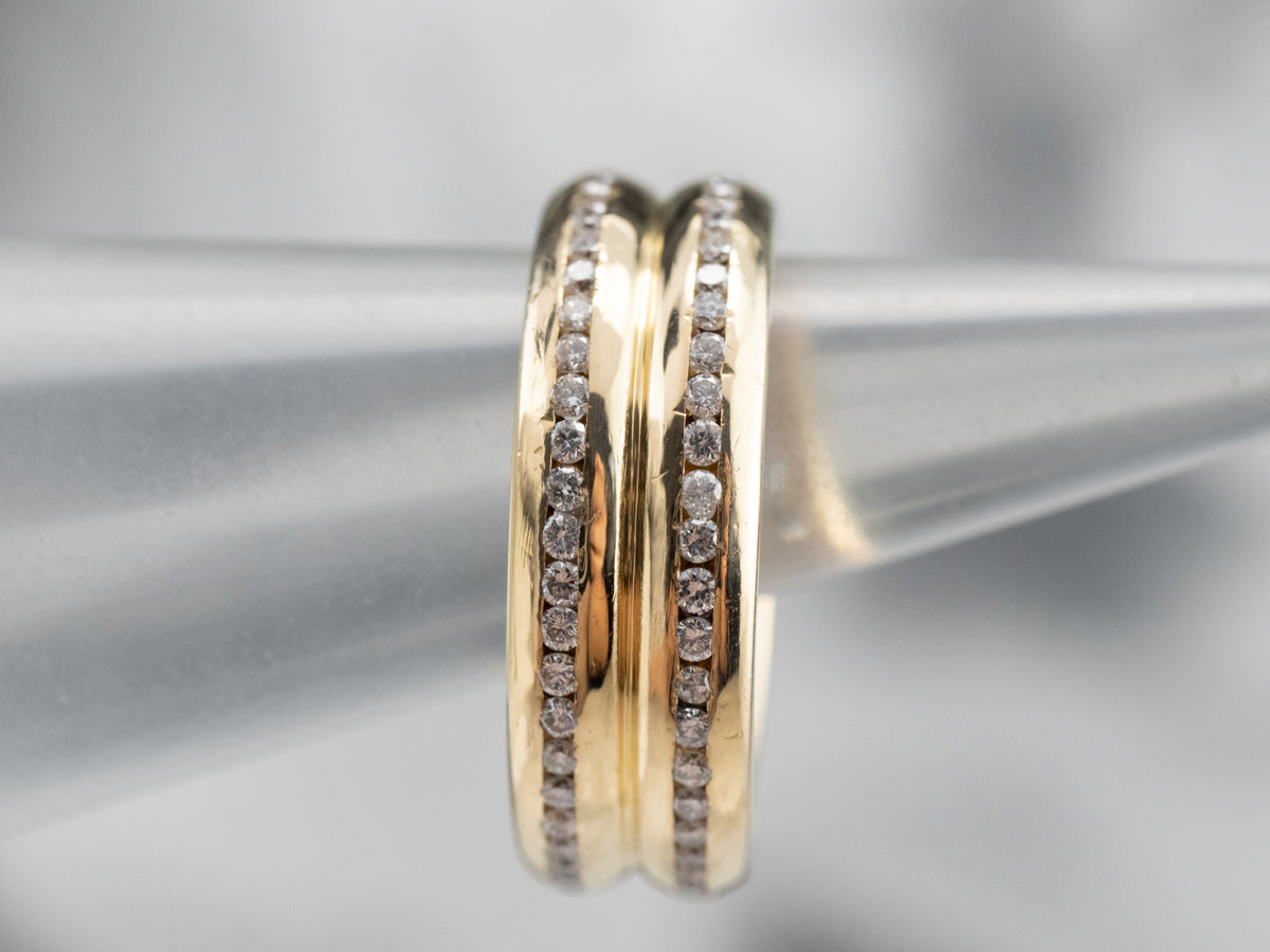 18K Gold Diamond Eternity Band