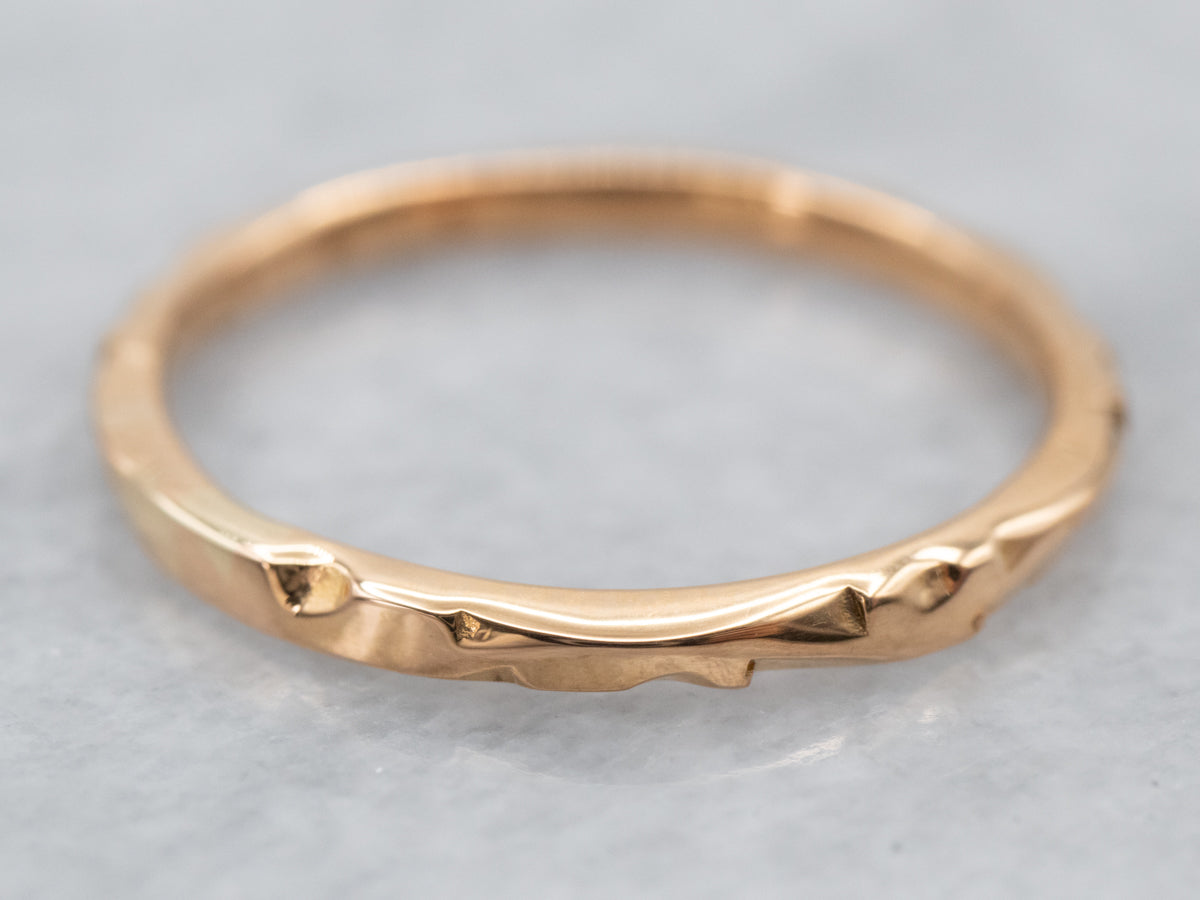 Rose Gold Pattern Band