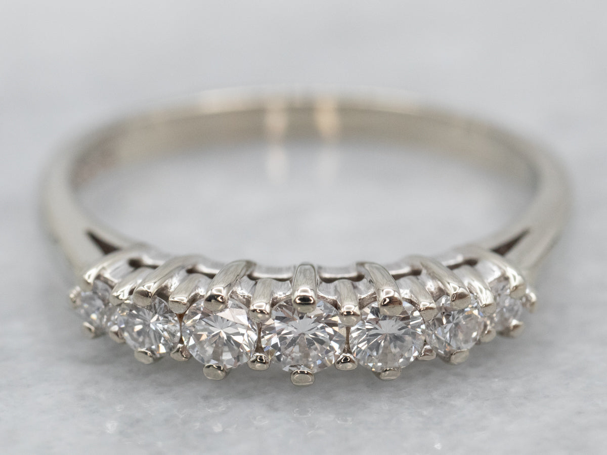 Diamond White Gold Wedding Band