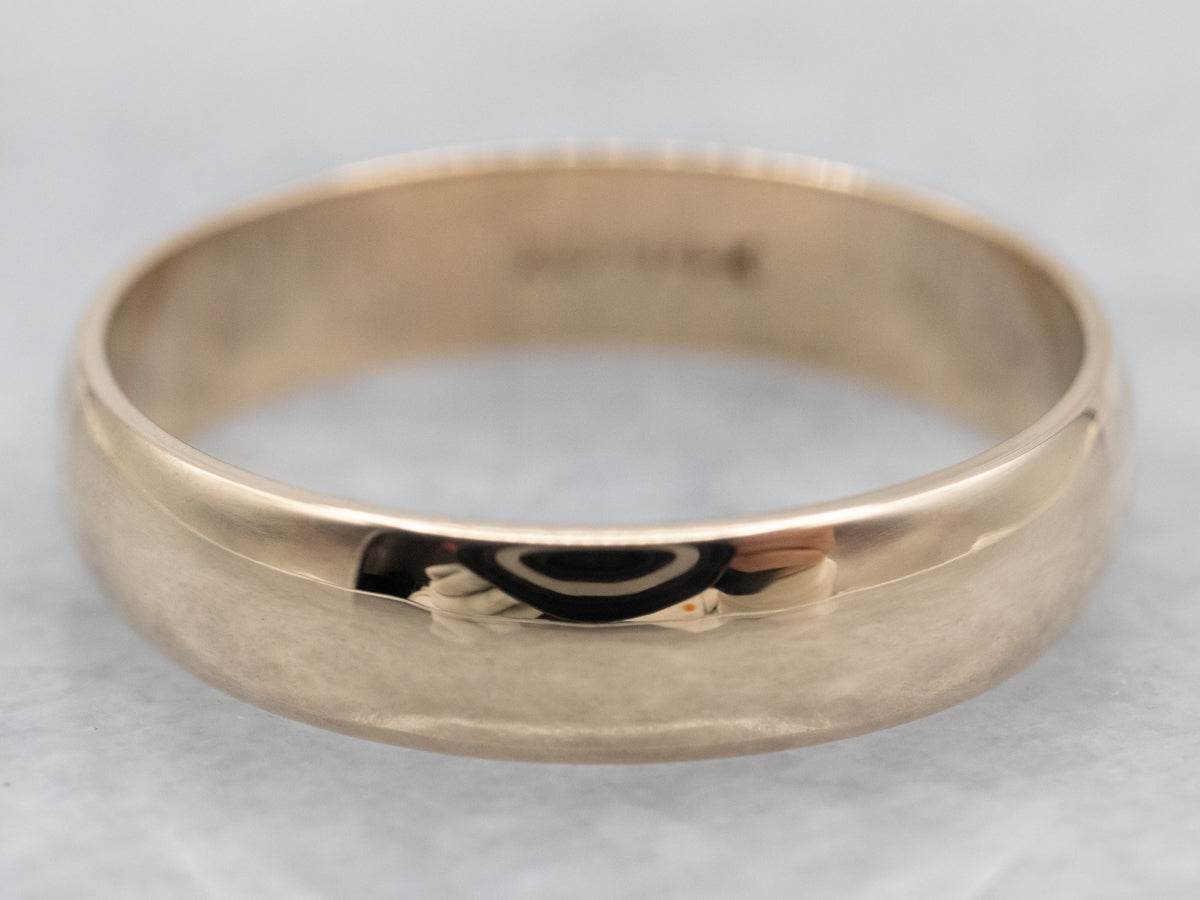 14K Yellow Gold Classic Band Ring