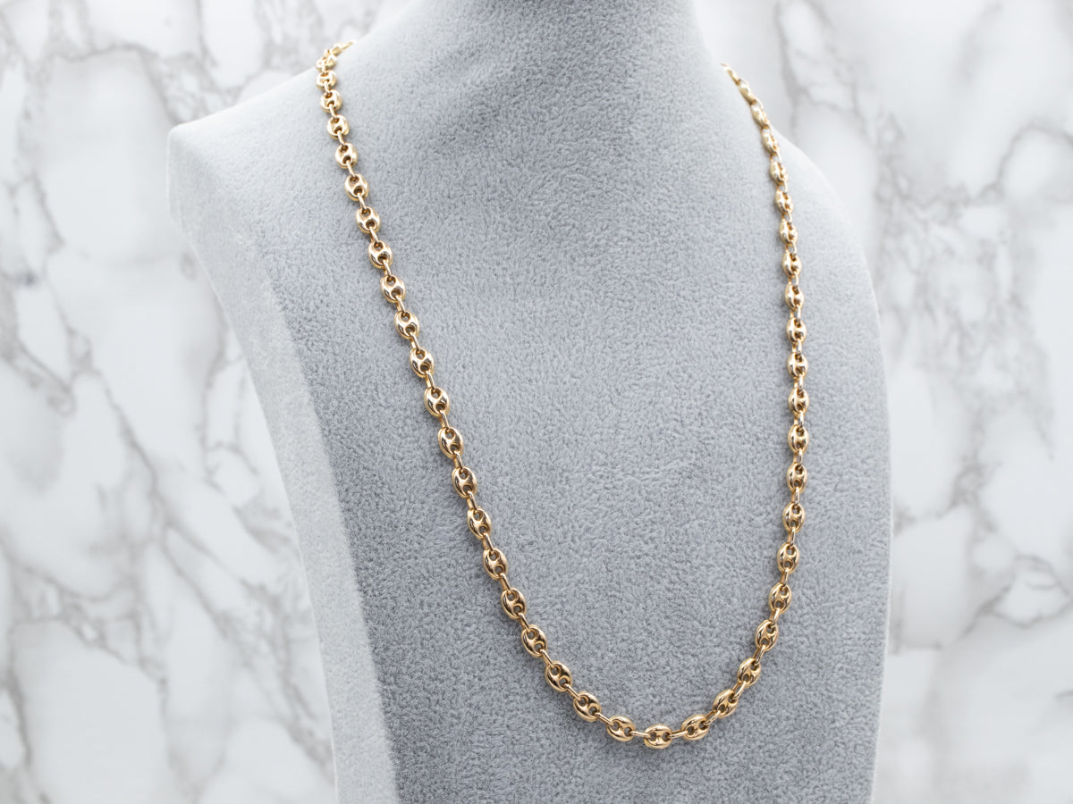 Anchor link chain necklace hot sale