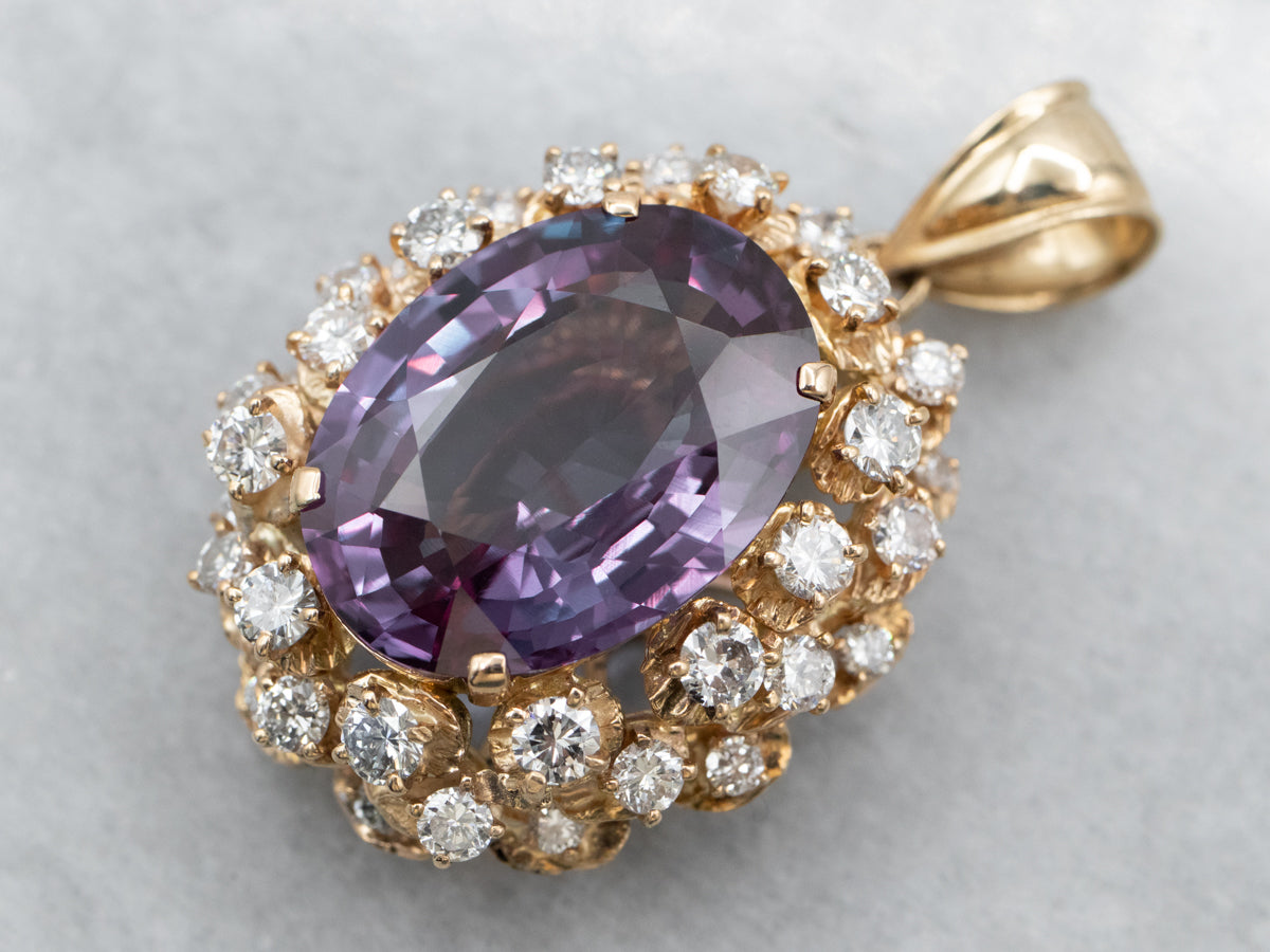 Synthetic diamond pendant deals