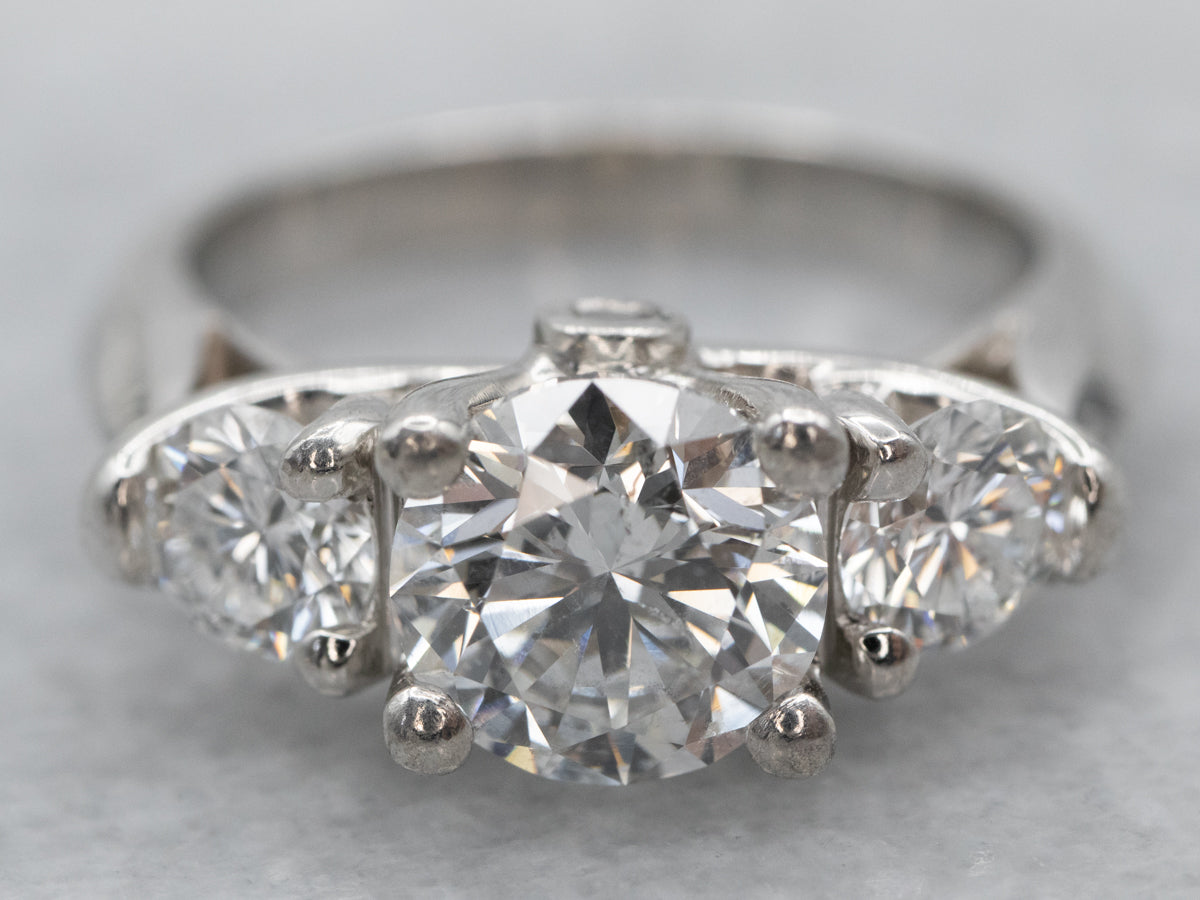 Platinum and Diamond Engagement Ring