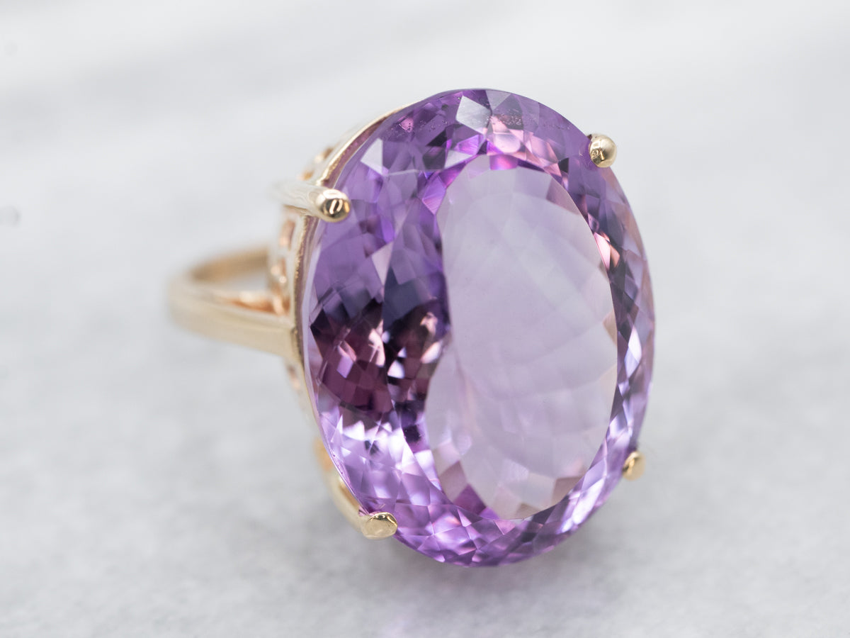 Vintage Amethyst Cocktail Ring