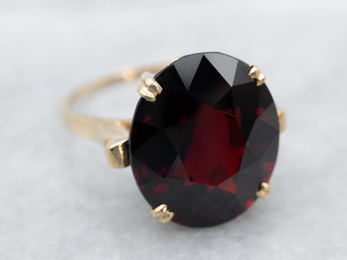 Vintage Pyrope Garnet Cocktail Ring