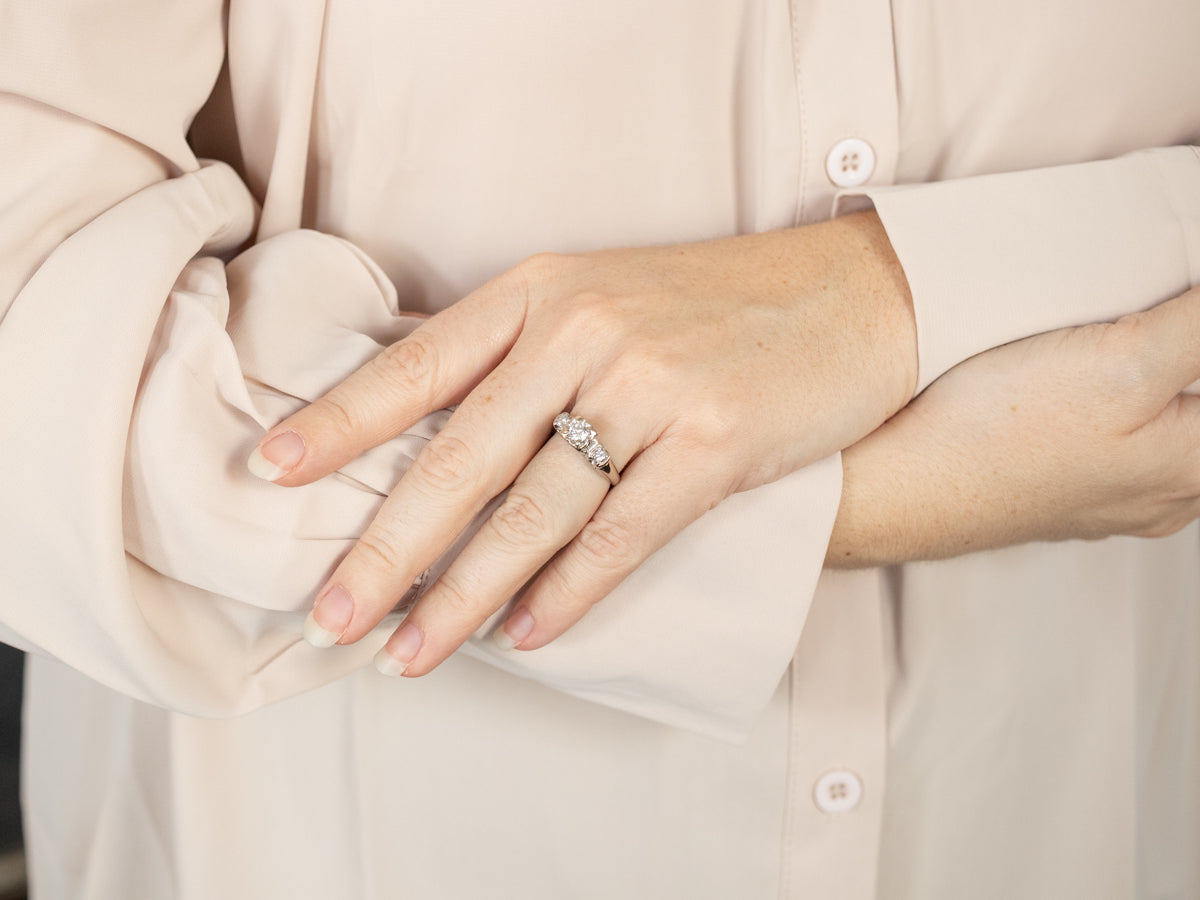 Vintage Diamond Engagement Ring