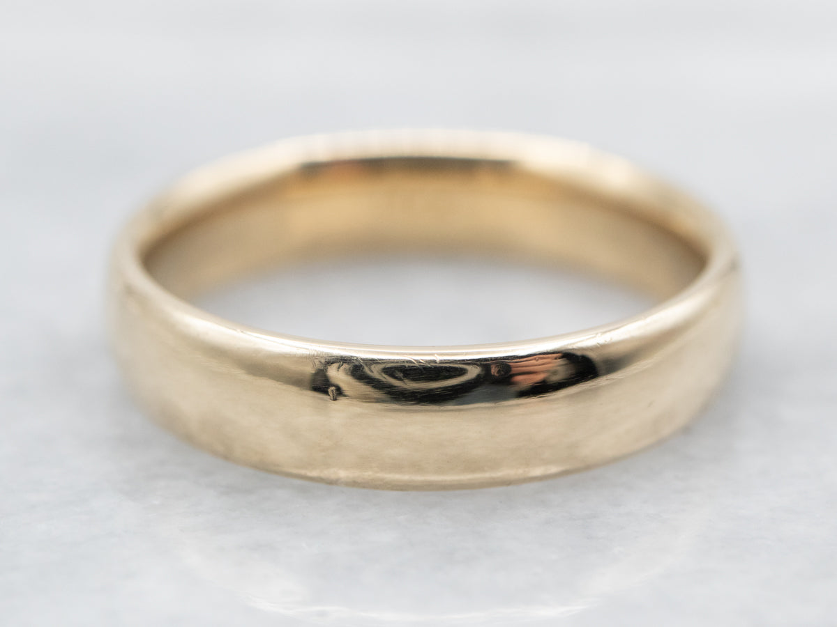 Classic Yellow Gold Band