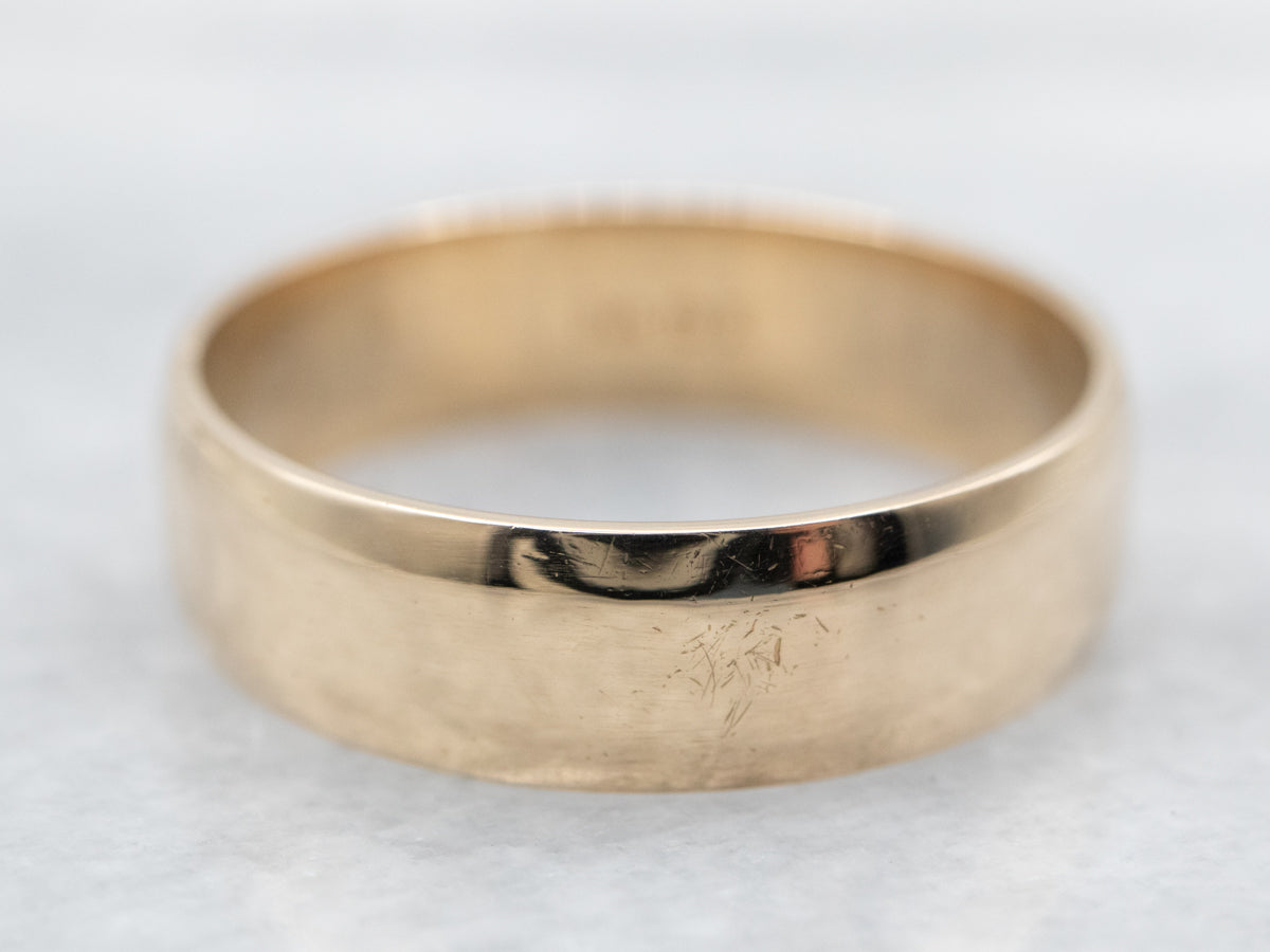 Classic 14K Yellow Gold Band