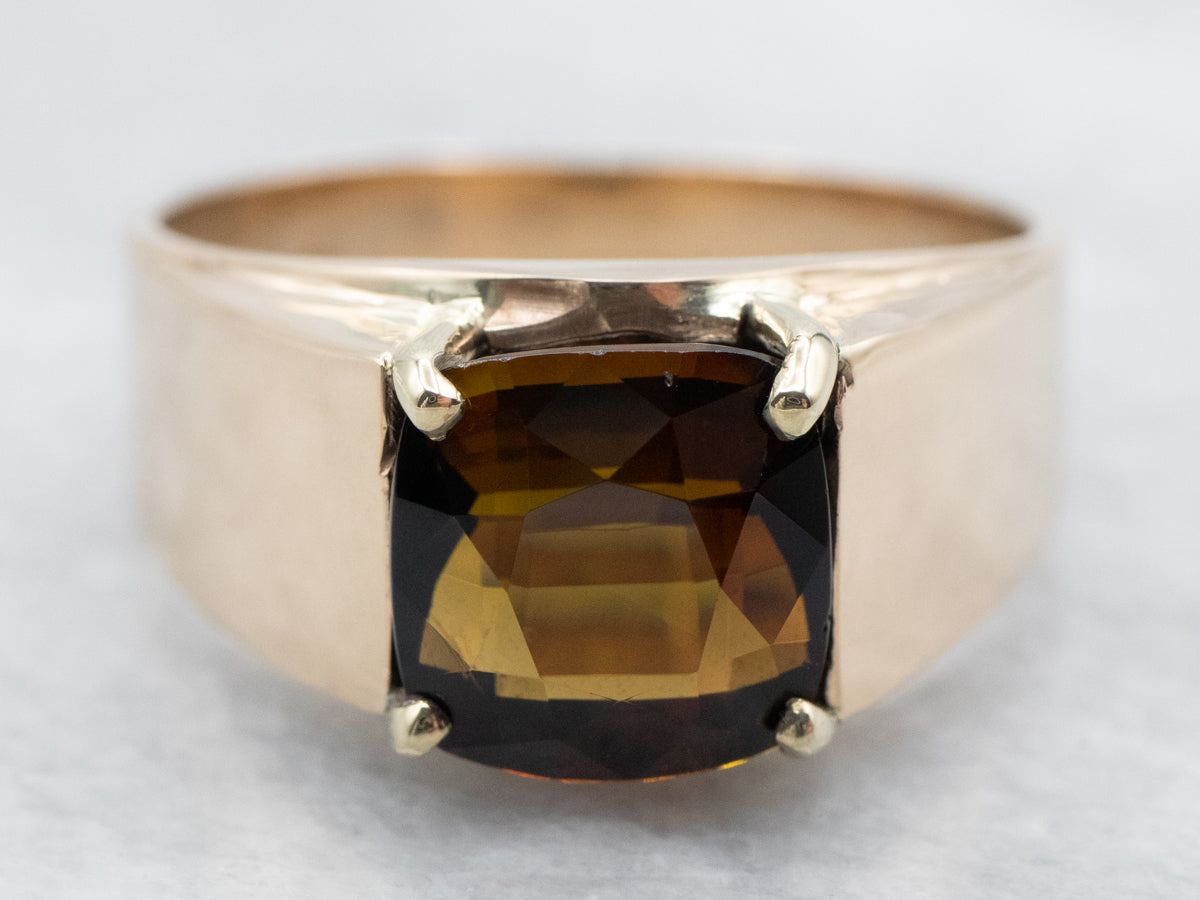 Vintage Dravite Tourmaline Ring