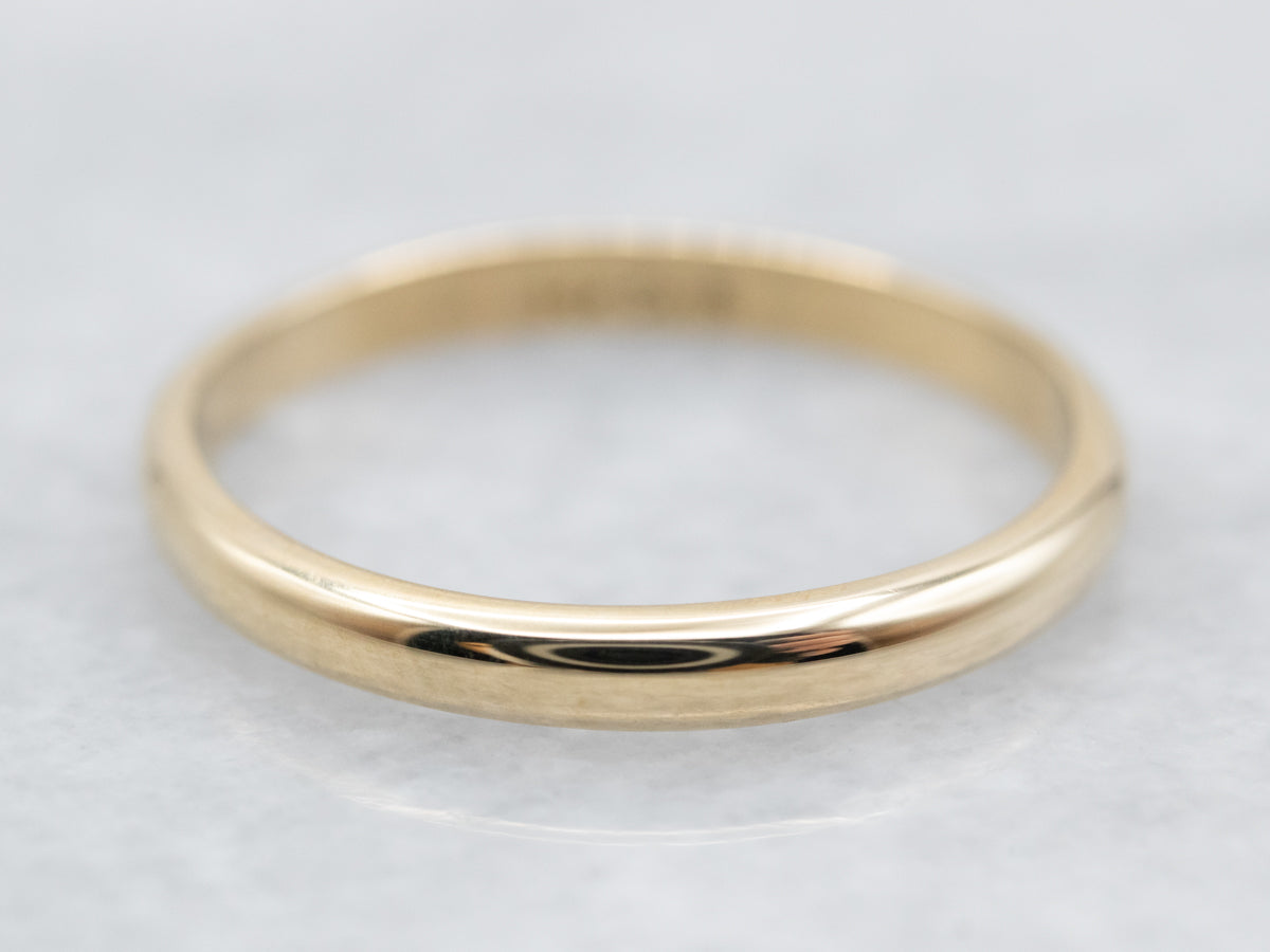 14K Yellow Gold Classic Band