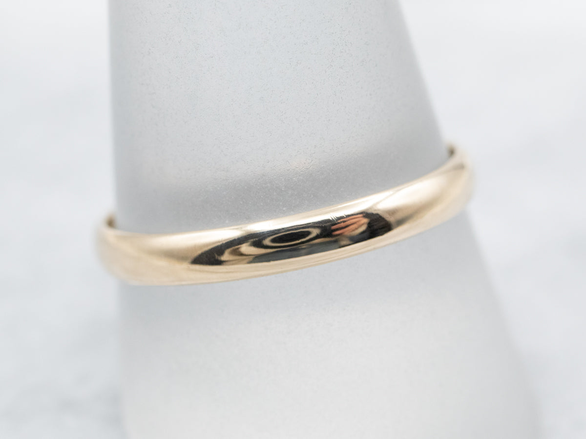 Men's 14K Yellow Gold Classic Band Ring