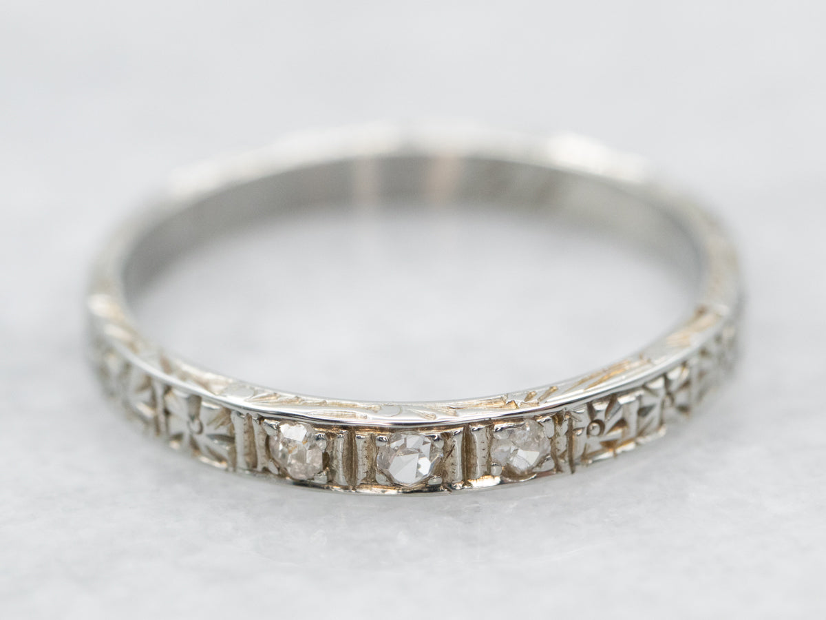 Art deco sale anniversary band