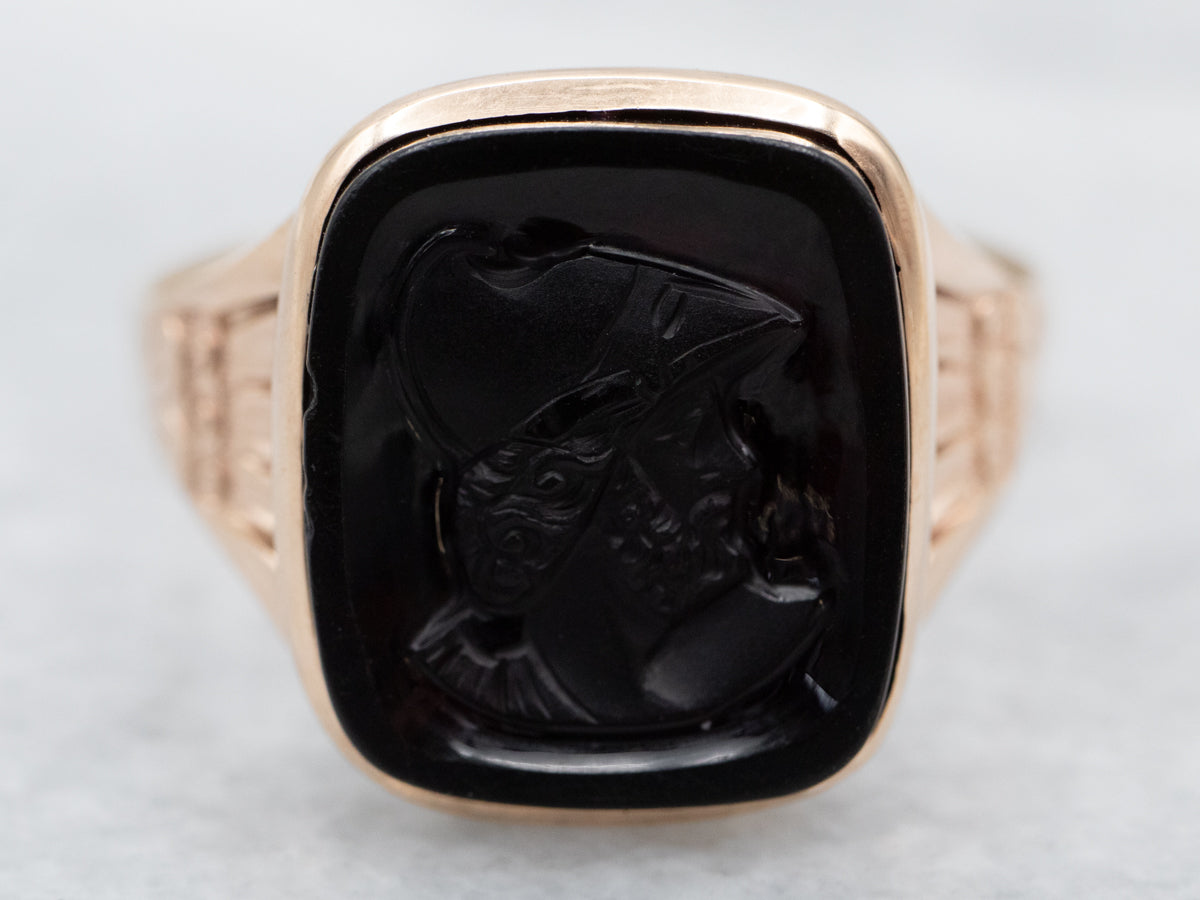 Victorian Sardonyx Intaglio Ring