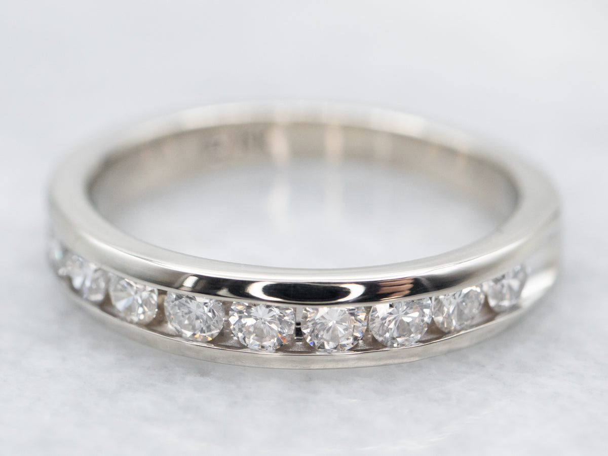 Channel Set Diamond Band