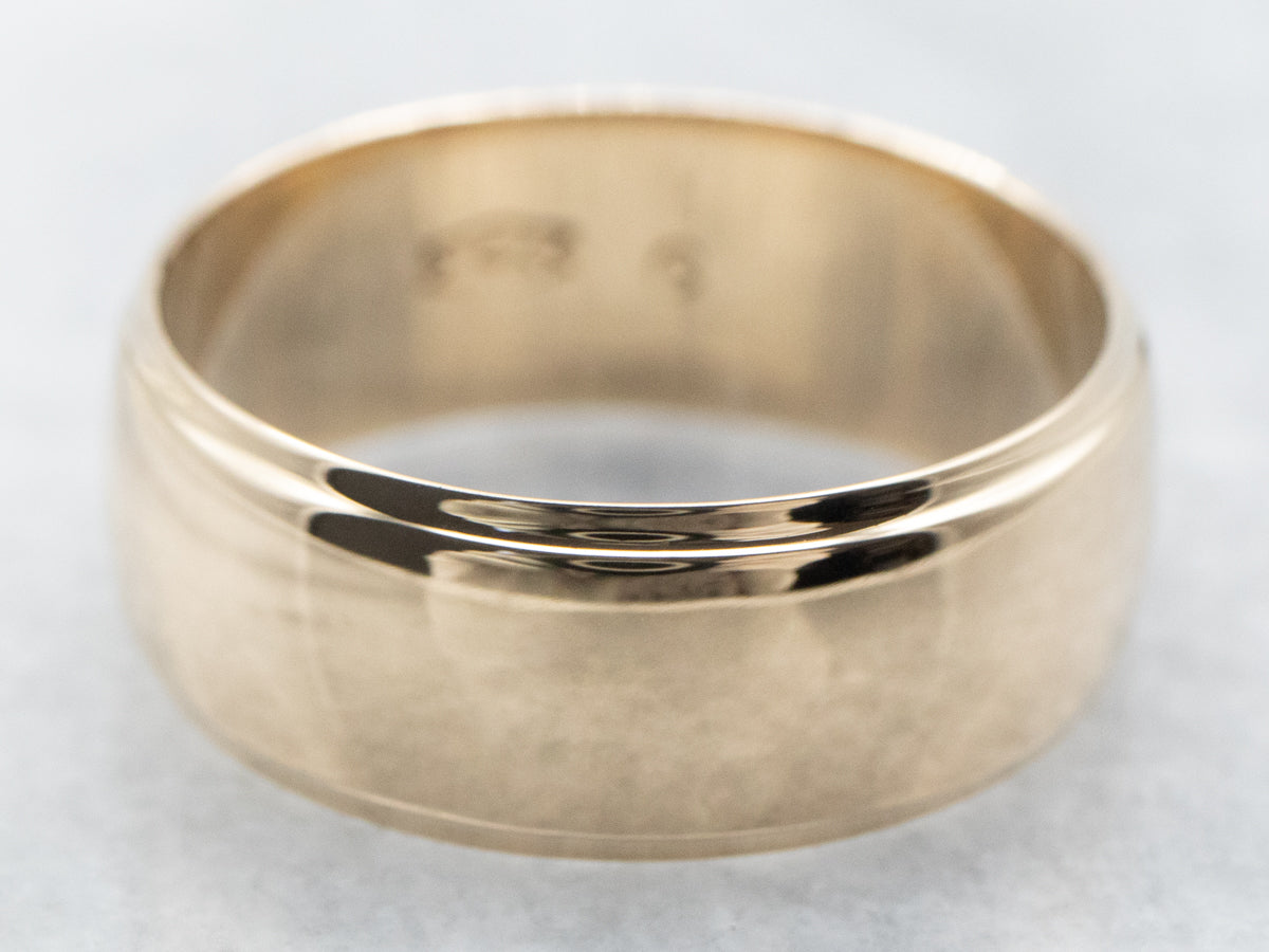 Vintage Gold Line Edge Band