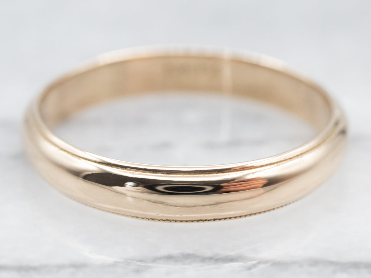 Yellow Gold Wedding Band