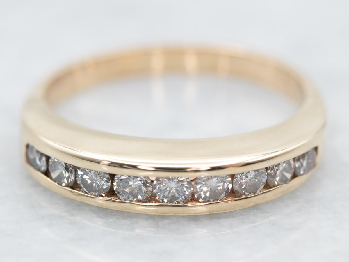 Channel Set Diamond Band