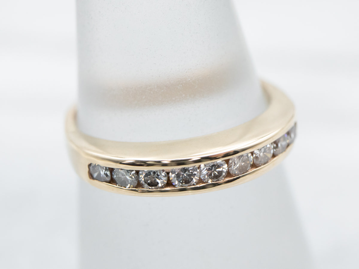 Channel Set Diamond Band