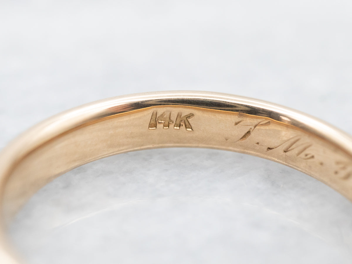 Plain Yellow Gold Band