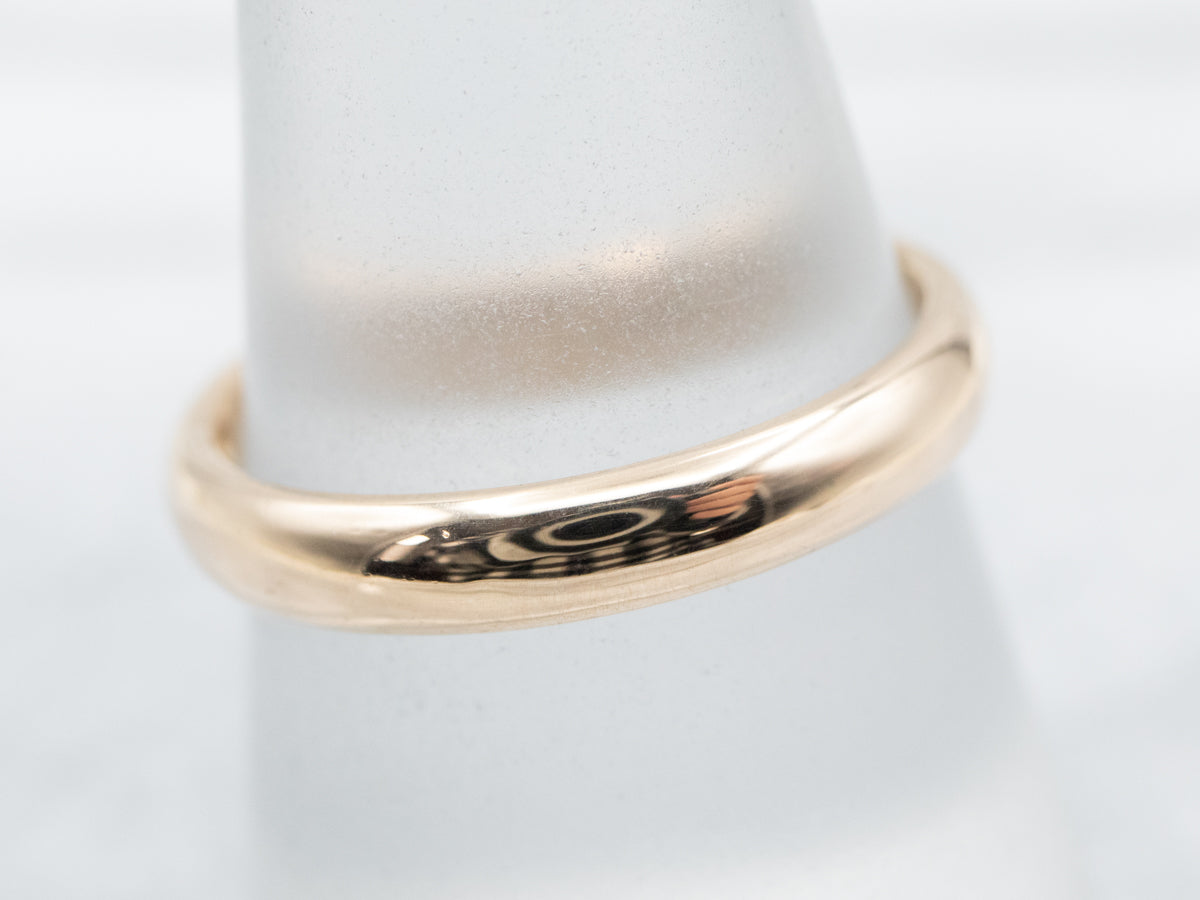 Plain Yellow Gold Band