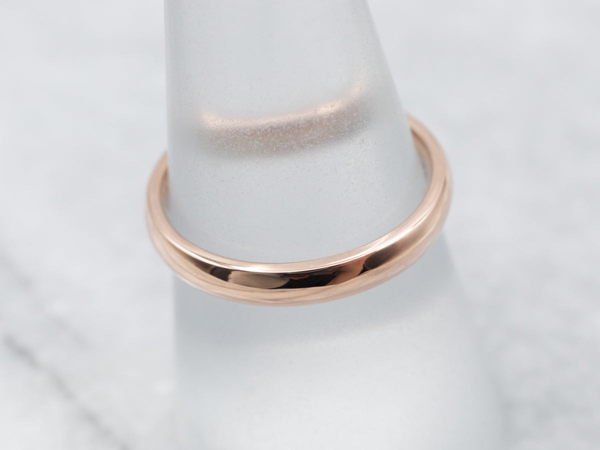 One Ring to Rule Them All Rose Gold Band