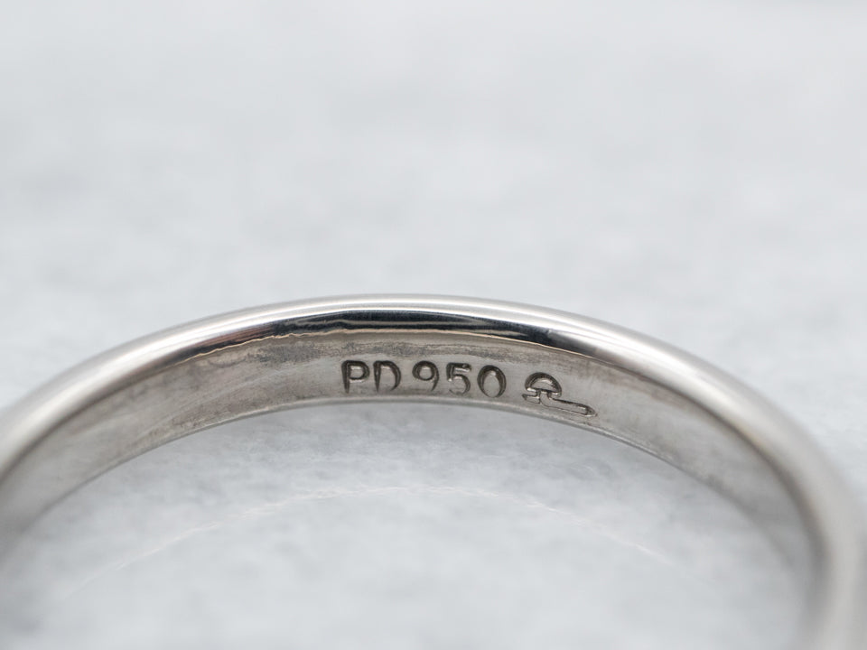 Plain Unisex Platinum Band