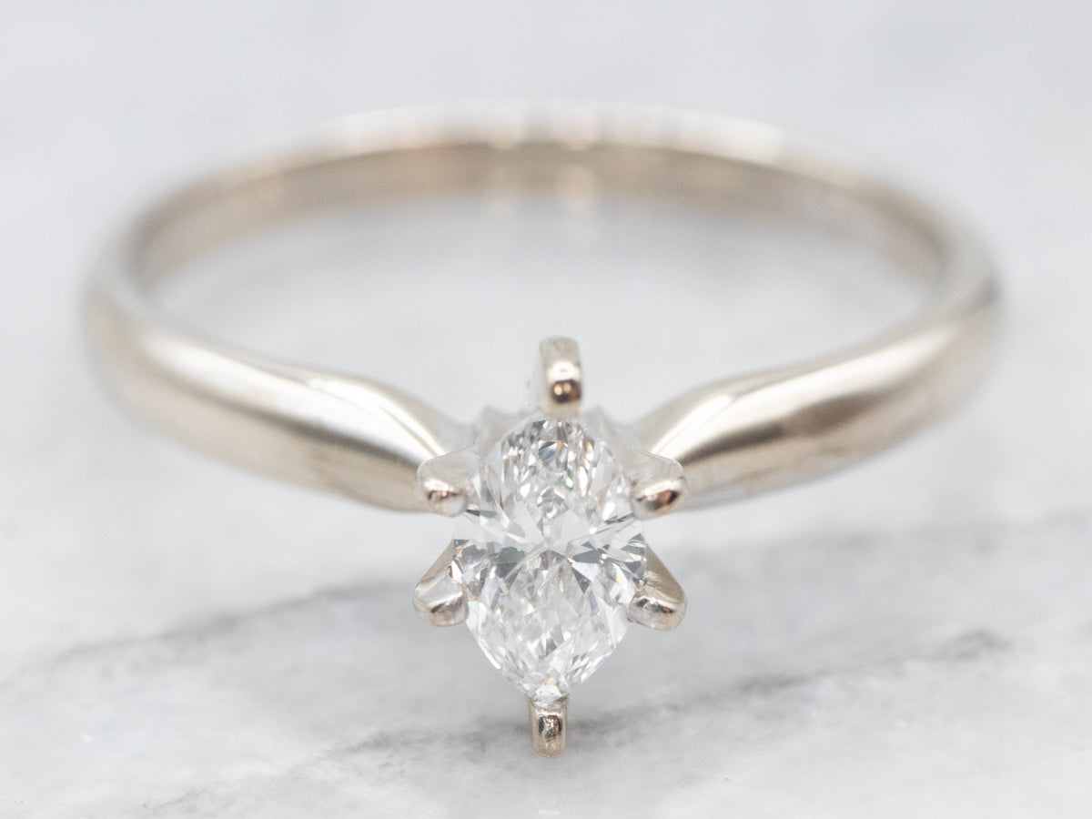 Marquise Diamond Engagement Ring