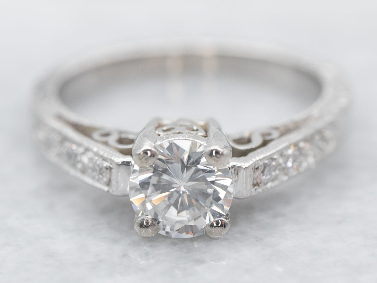 Platinum Diamond Engagement Ring