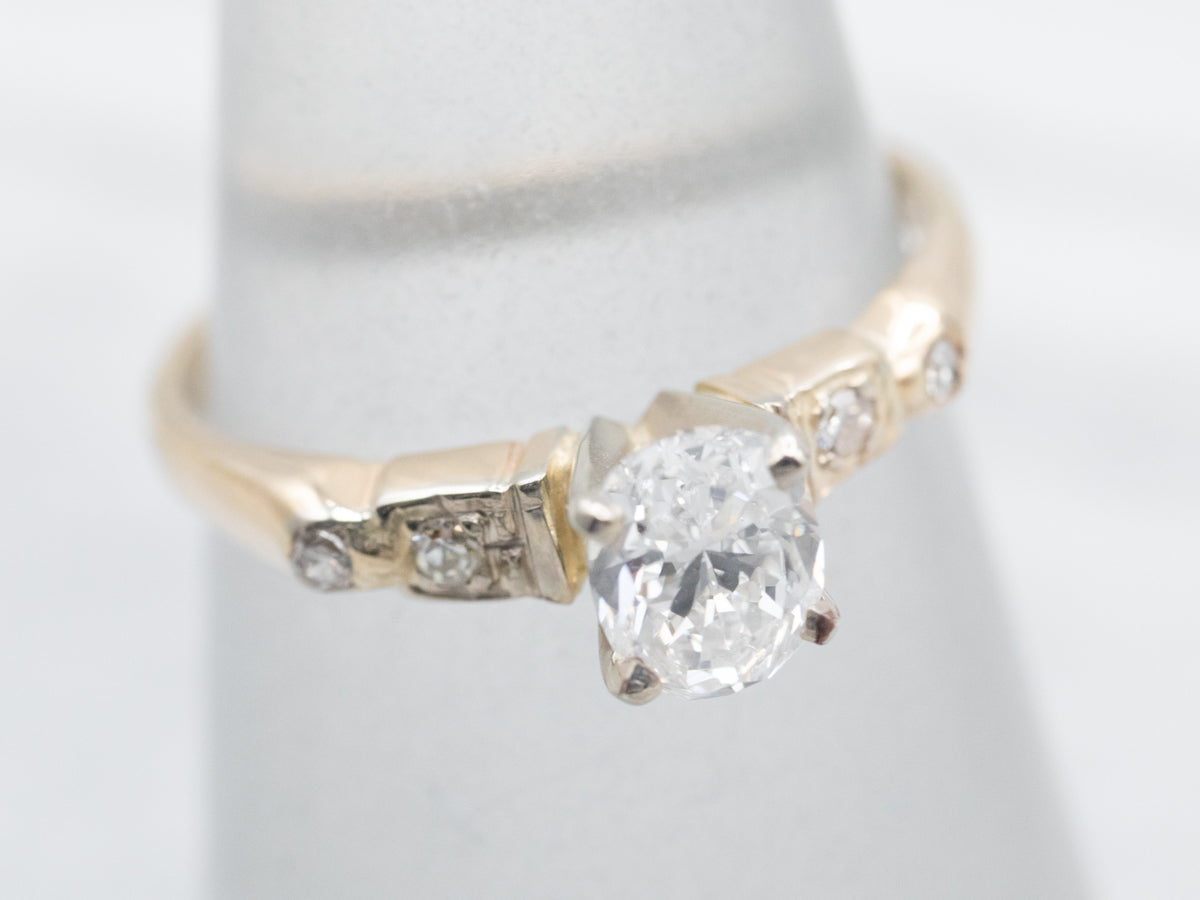 Stunningly Vintage Diamond Engagement Ring