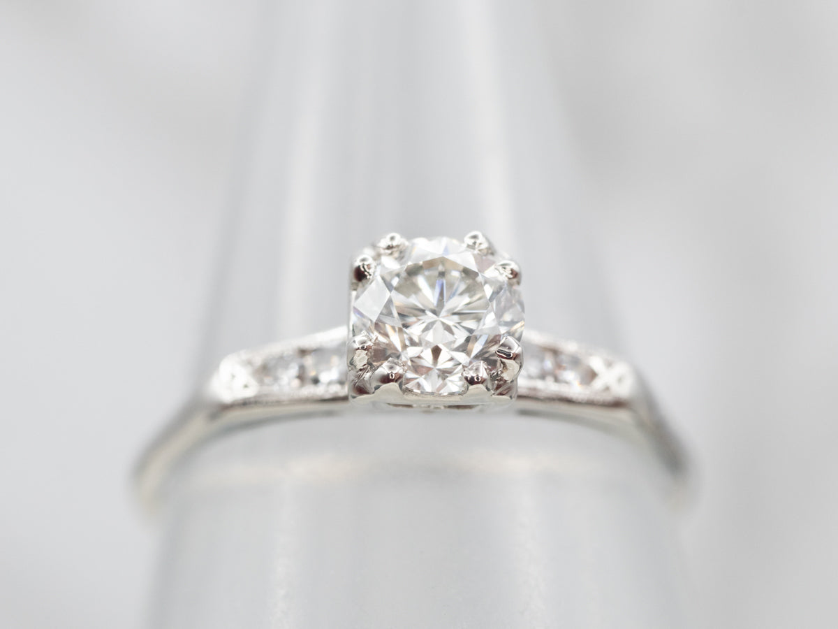 Platinum IGI Certified Diamond Engagement Ring