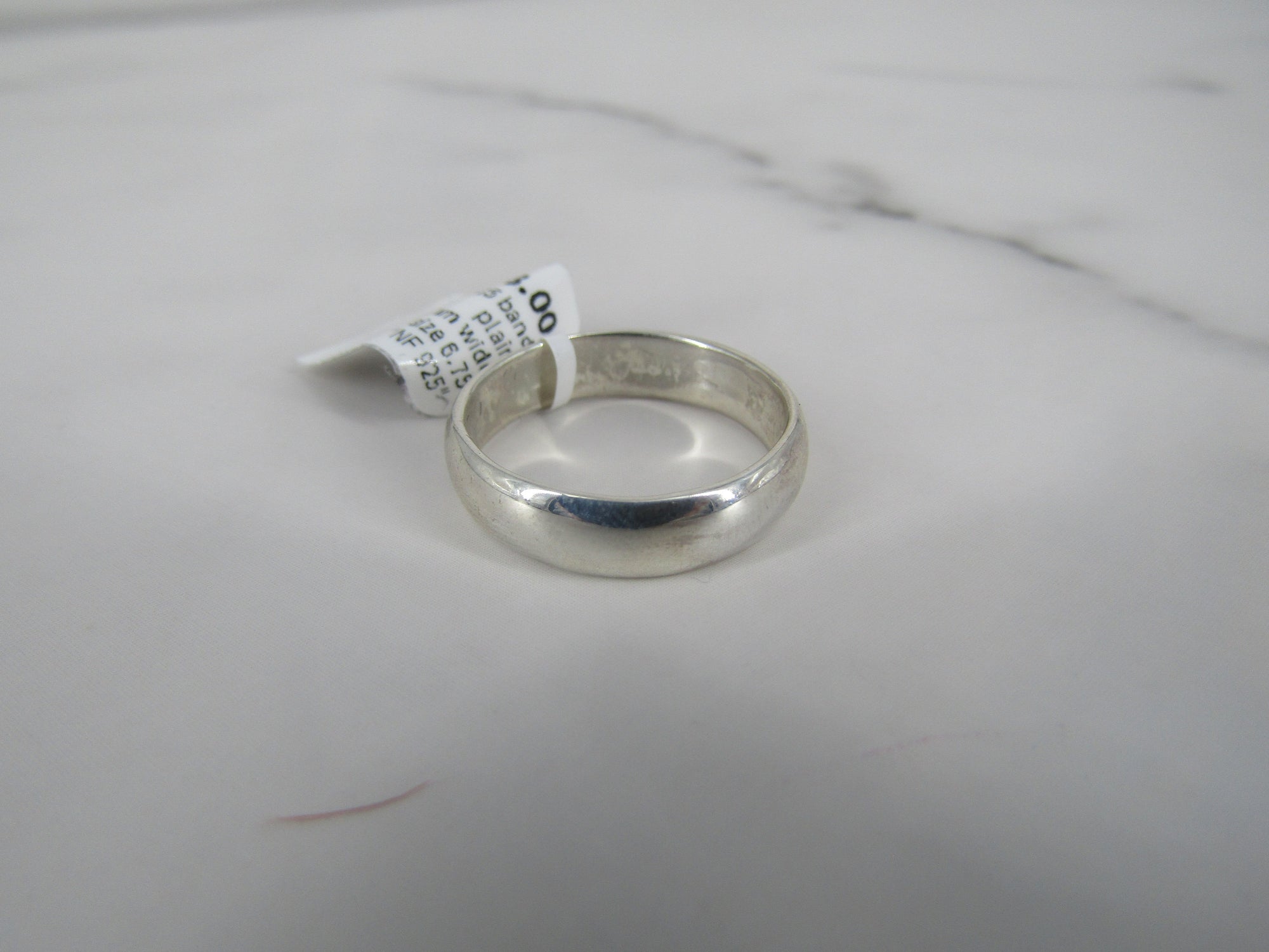 Sterling Silver Plain Band Ring