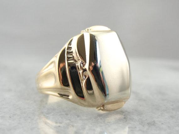 Anillo fashion fino oro blanco