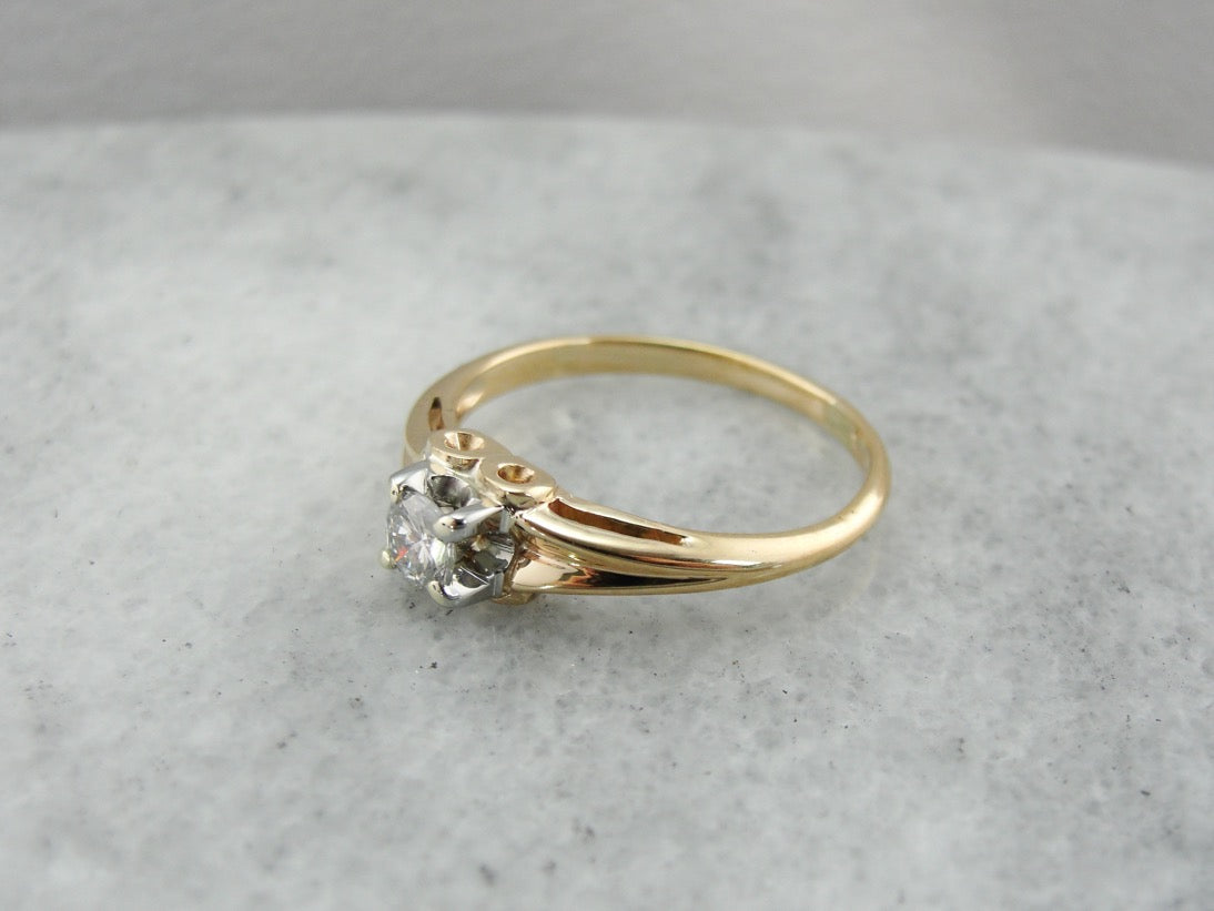 Vintage Diamond Engagement Ring