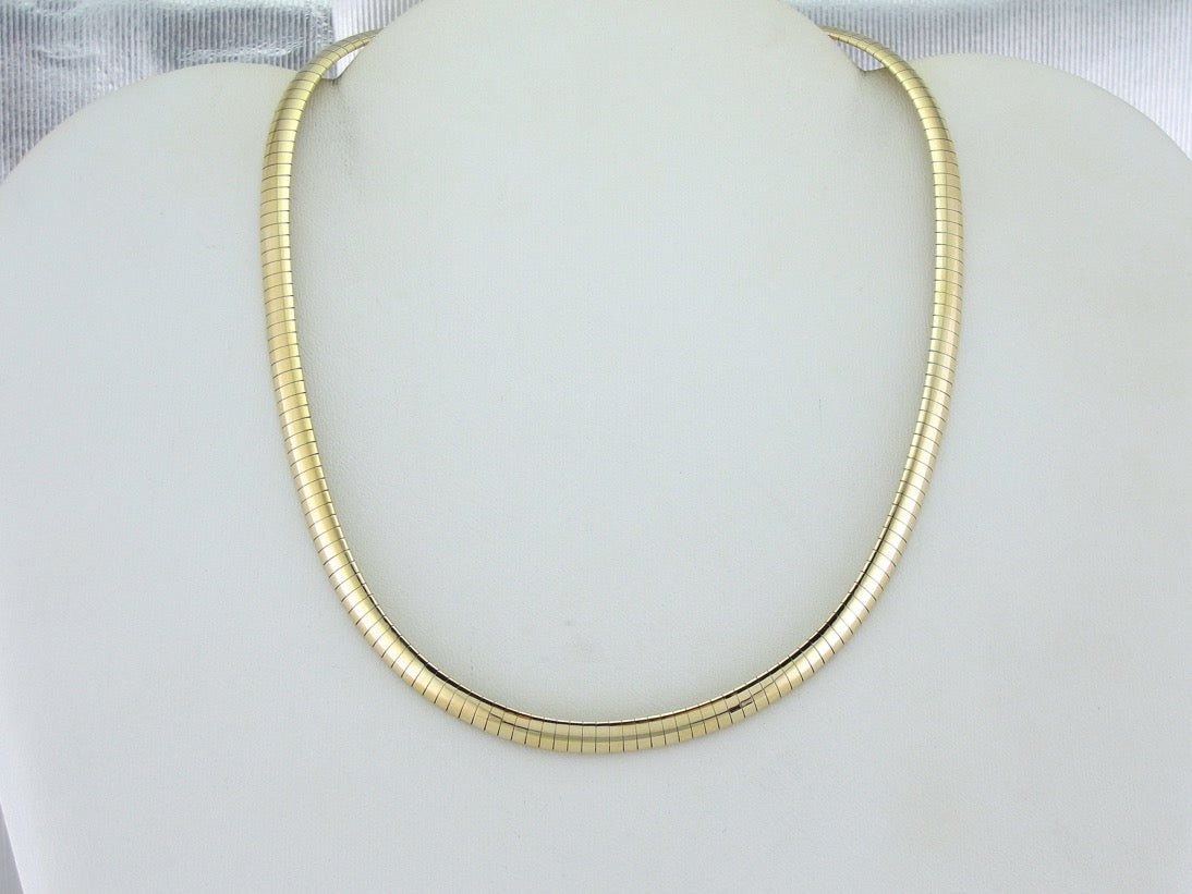 Yellow Gold Collar Necklace