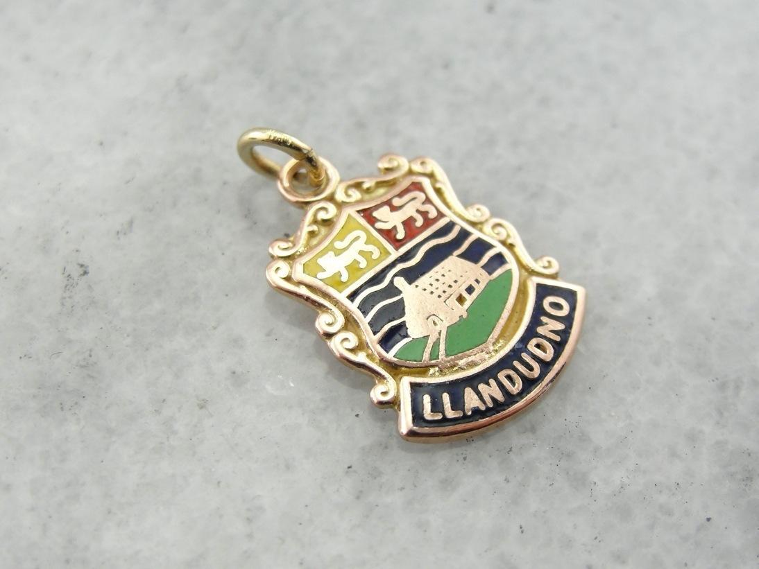 Brightly Enamel Llandudno Keepsake Charm