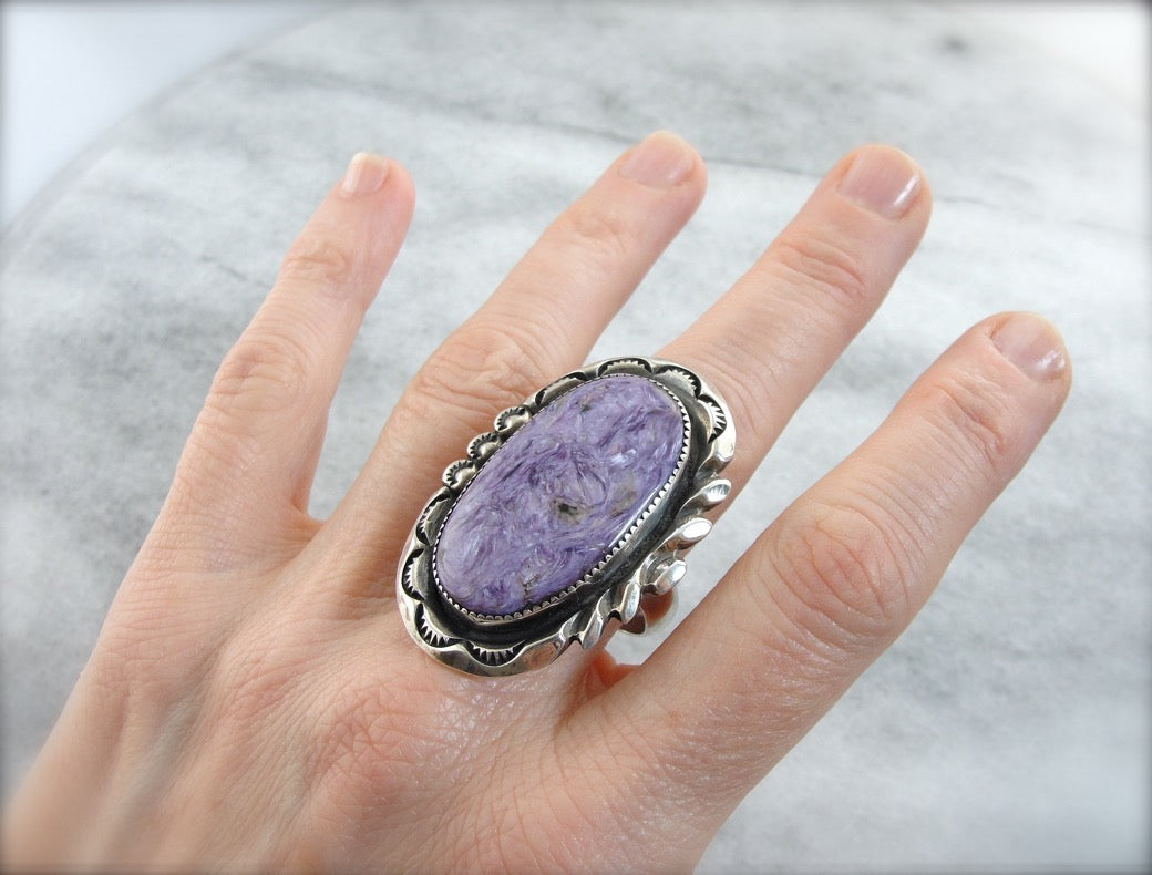 Sterling Silver hotsell and Charoite!