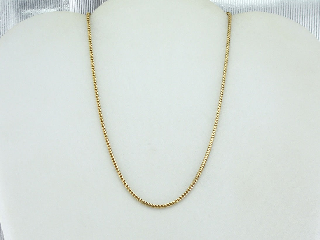 Polished Yellow Gold Unisex Snake Chain with Heavy Look